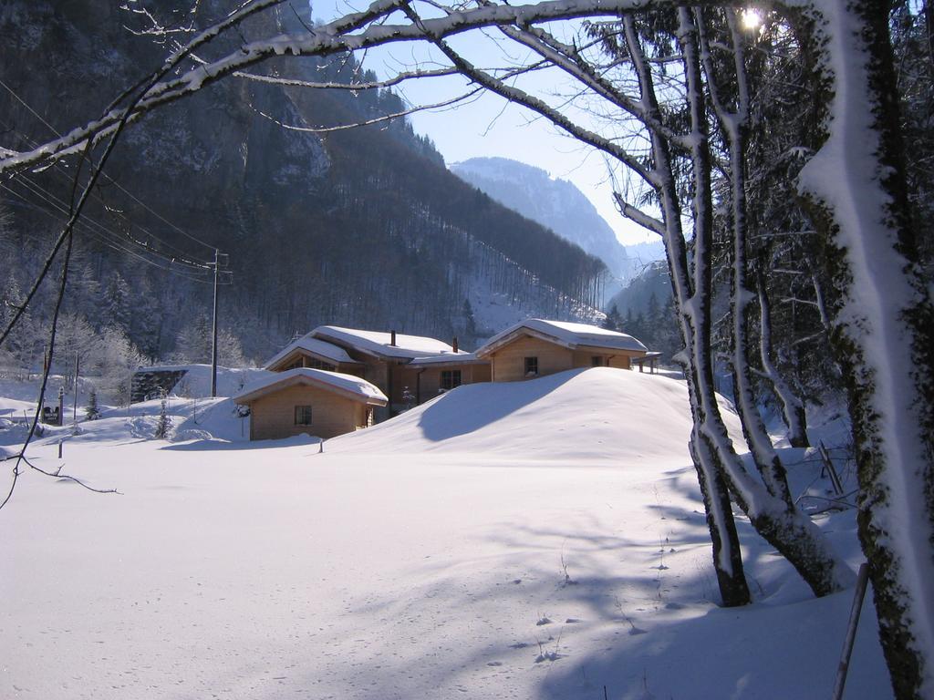 Huettenhotel Husky Lodge Muotathal Dış mekan fotoğraf